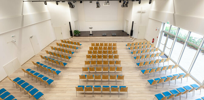 Gemeindesaal der Mennonitischen Freikirche Wels