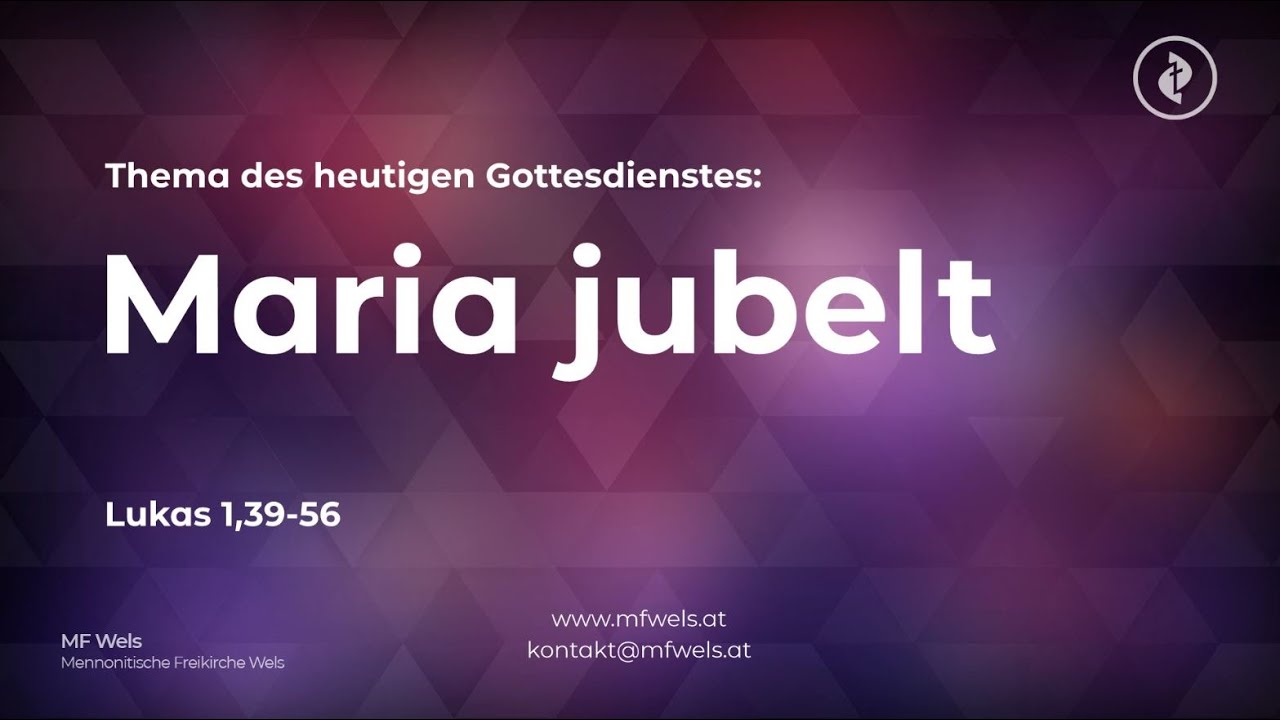 Maria jubelt. Lukas 1,39-56