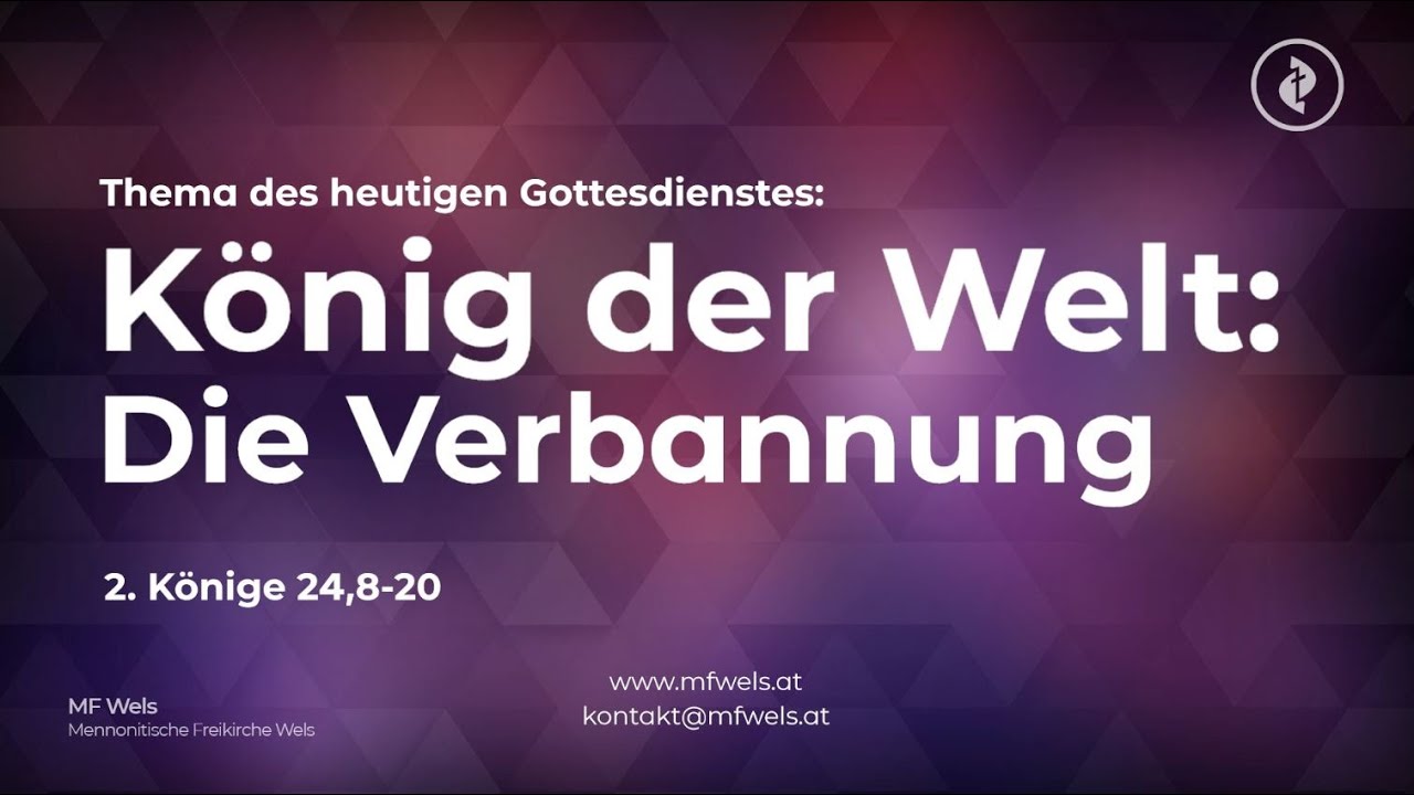 König der Welt: Die Verbannung, 2. Könige 24,8-20