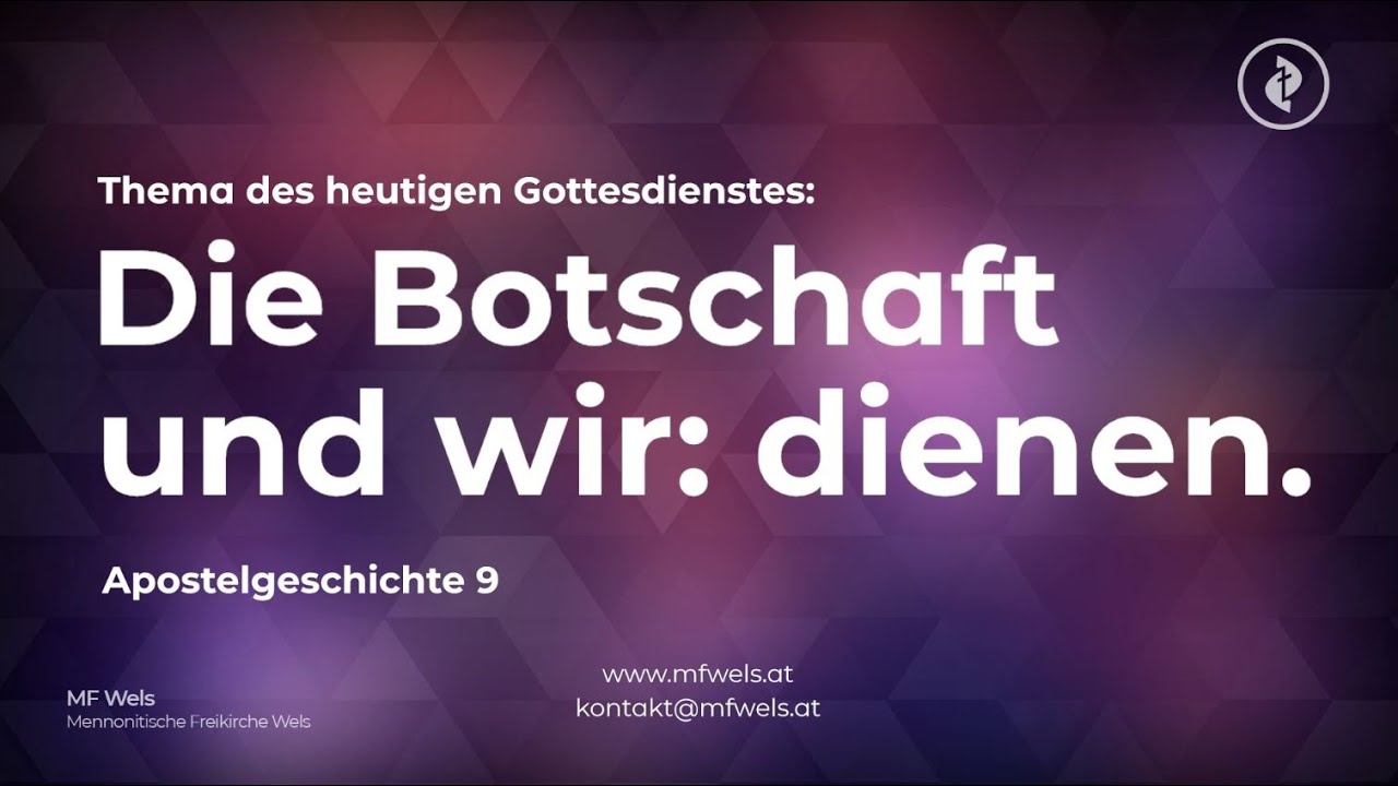 Die Botschaft und wir: dienen. Apostelgeschichte 17