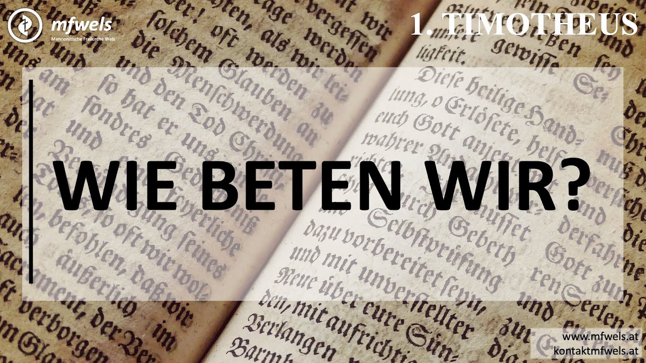Wie beten wir? || Predigt: Christian Bensel