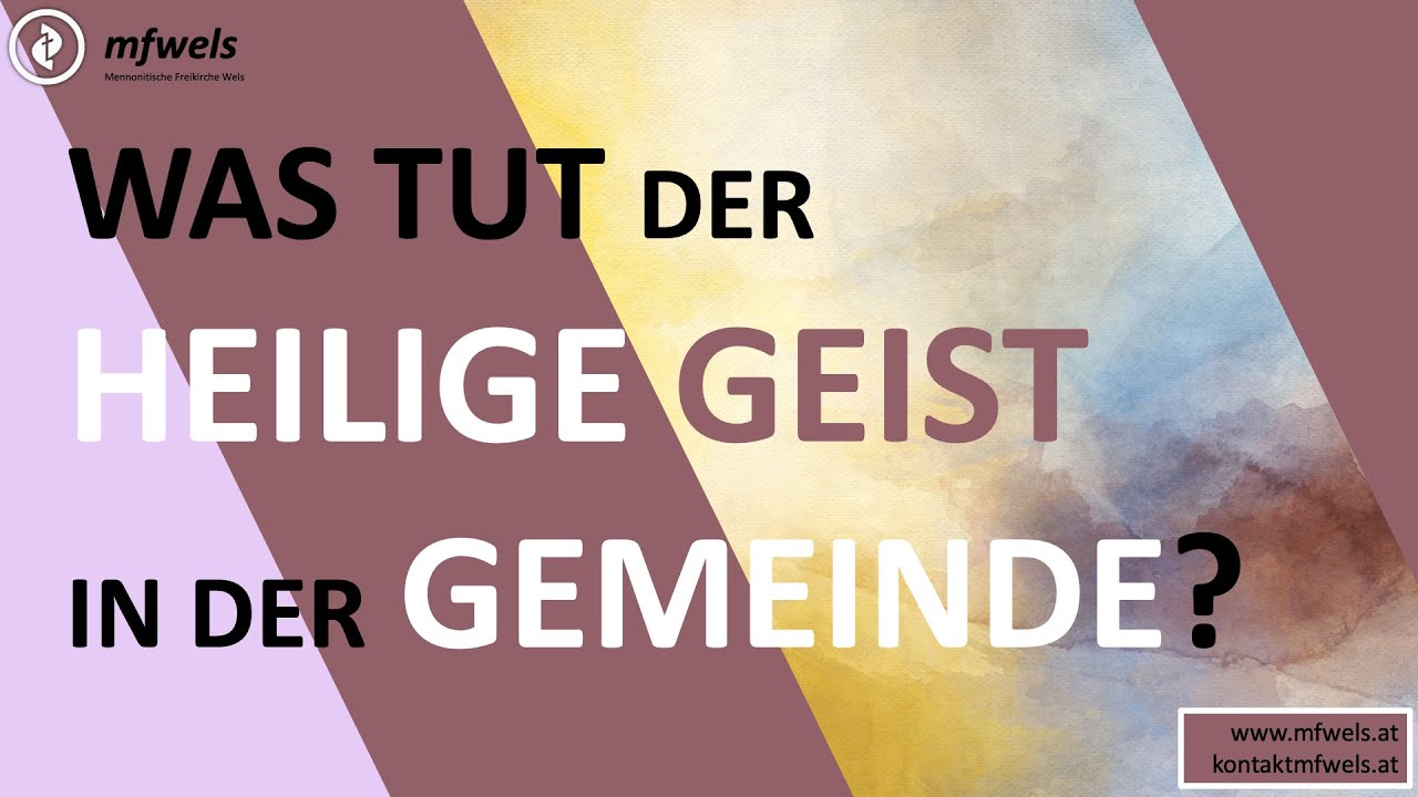 Was tut der Heilige Geist in der Gemeinde? || Bernhard Neugebauer