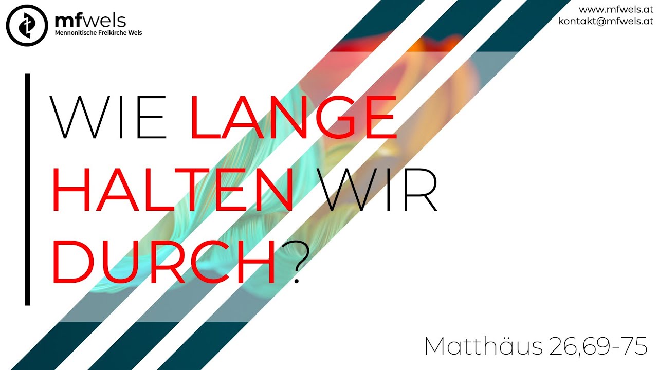 Wie lange halten wir durch? – Predigt: Christian Bensel