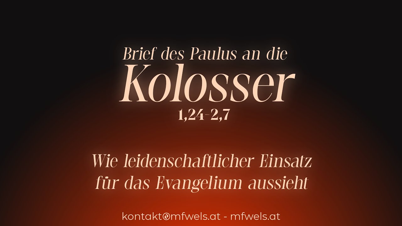 Wie leidenschaftlicher Einsatz für das Evangelium aussieht – Predigt: Christian Bensel
